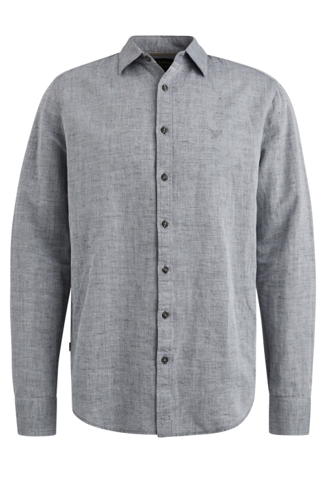 PME legend long sleeve shirt ctn 2tone linen
